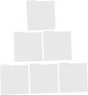 OHPHCALL 6pcs Record Divider Trading Card Dividers Vinyl Record Sorting Tabs Pp White