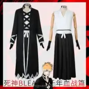 Bleach Kurosaki Ichigo Anime Role Play Cosplay Costume Hallowmas Men's Suit