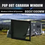 800*1000MMRV Caravan Square Push Out Flat Window Locking Handle Strut Attachment