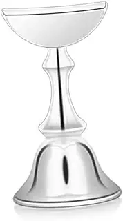 CRILSTYLEO 7pcs Acrylic Nail Display Stand Silver Nail Practice Rack for Professional Salon Home Use Includes Base and Stands for Art Showcase and Practice
