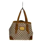 LOUIS VUITTON 路易威登 托特包 格紋DAMIER AZUR HAMPSTEAD MM 白色 日本直送 二手