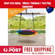 Giant Tree Swing - 100cm / Rainbow / Yard Play Equipment