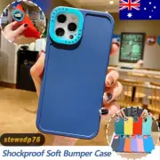 For iPhone 16E 15 Pro Max 14 13 12 11 8 7 Plus Case Bumper Shockproof TPU Cover