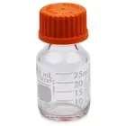 Corning PYREX #1395-25, 25mL Round Media Storage Bottles (Case of 10)