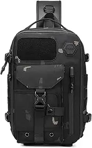 [Generic] Cosmos Explorer Sling Bag,Anti Theft Tactical,Dustproof,Scratchproof and Waterproof,Equipped for Outdoor Hiking