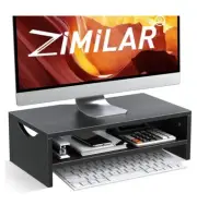 Zimilar Monitor Stand Riser, 2 Tiers Laptop Computer Monitor Riser for PC Screen