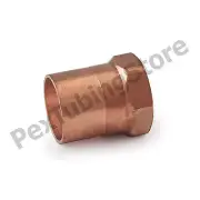 (25) 1/2" C x 3/8" Female NPT Threaded Copper Adapters