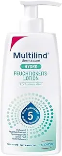 Multilind® derma:care HYDRO Moisturising Lotion, Instant and Long-Lasting Moisture for Daily Care of Dry Skin. With Ceramide NP, Panthenol, Glycerin, Castor Oil, Berry Wax, 250 m