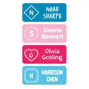 Name Labels - Monogram Medium