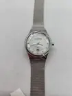 NEW Skagen Womens Silver-Tone 880LSSS Two-Hand Stainless Steel Mesh Watch