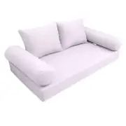|SLIPCOVER ONLY|S1 Daybed Mattress Bolster Backrest Covers Knife Edge Crib AD107