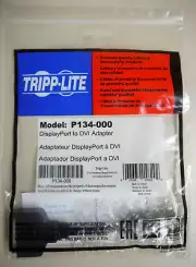 Tripp-Lite P134-000 DisplayPort Male to DVI Female Adapter Converter 6"