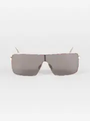 Smoke Tinted Shield Sunglasses