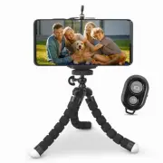 Phone Tripod with BT Wireless Remote, 62" Flexible Tripod and Selfie Stick, P...