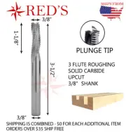 Tideway IND Solid Carbide LC01953838118312R 3/8" DIA Roughing Endmill router bit
