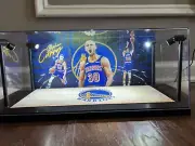 Steph Curry Custom 2-card PSA & BGS display case with LED lights - Warriors