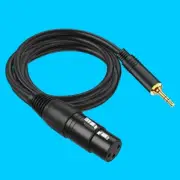 Efficient Time Saving Heavy-Duty XLR Female to 3.5mm Microphone Cable (9ft) US
