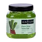 Kapiva Pure Aloe Vera Skin Gel 500g For Face & Hair | Hydrating, Moisturizing