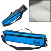 Paititi Brand New C Flute Hard Case Cover w Side Pocket/Handle/Strap Blue Color