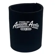 2022 Awesome Auntie Since - Funny Novelty Stubby Holder