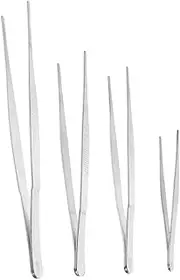 PAMINGONO Diy Plant Tool Set: 4-piece Stainless Steel Tweezers for Succulent Gardening Small Planting