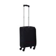 46cm 4-Wheel Central Soft Case - Black