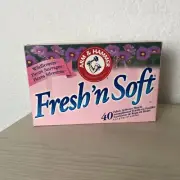 Arm & Hammer Fresh 'n Soft Dryer Sheets Wildflowers 20 Sheets Each Vintage 2002