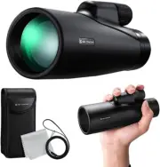 12 X 50 Monocular Telescope HD Mobile Phone Telescope BAK4 Prism Monocular for B