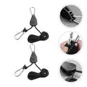 2 Pcs Plant Light Hook Tent Guide Ropes Heavy Duty Hanging Hooks Grow Hangers
