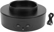 Rotating Display Stand ABS Two Power Supply Mode Turntable Display Platform 360 Degree Automatic Mute Rotating Turntable Whirling Display Standfor Live Streaming Photography (ABS)