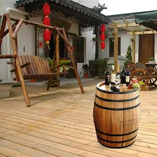 橡木桶酒桶裝飾酒桶紅酒桶木質葡萄酒桶婚慶道具酒莊展會道具定制