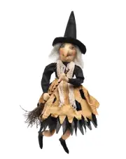 GABRIELLA LITTLE WITCH FIG Halloween Decoration Table Top SCARY FGS75666 NEW