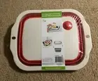 Collapsible Cutting Board with Colander Drain Basket Multi-Function 3 In 1 new