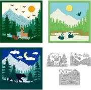 Forest Animals Cutting Dies for Card Making and Scrapbooking - 9 Styles