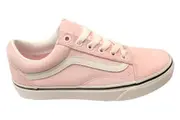 Vans Womens Old Skool Mini Cord Pink Comfortable Lace Up Sneakers