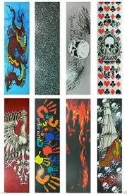 Graphic Skateboard Deck Grip Tape Multiple Design 33" x 9"