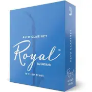 Royal by D'Addario Alto Clarinet Reeds, Strength 3, 10 Pack