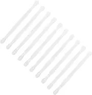 Beatifufu Sturdy Plastic Manicure Tools Cuticle Pusher Nail Dehydrator and Remover Pads for Easy Gel Removal