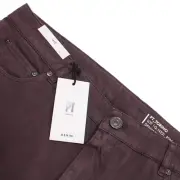 PT Torino NWT 5 Pocket Jean Cut Pants Size 38 US Solid Purple Cotton Blend Jazz