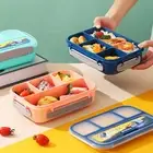 Lunch Box with Compartments Stylish Kids Container Leak-proof Bento Set for Ages