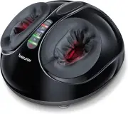 Air Compression and Shiatsu Foot Massager, Black