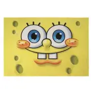 NEW NICKELODEON SpongeBob Squarepants"Face" Rug 54"x78", Yellow