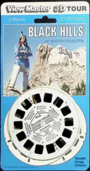 Black Hills of South Dakota 3d View-Master 3 Reel Packet SEALED