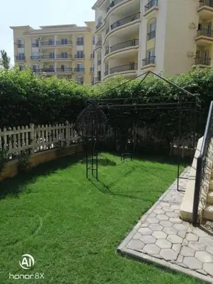 rehabb city appartment with garden شقة بمدينة الرحاب بحديقة للايجار الفندقى