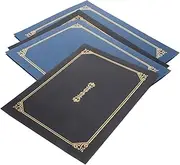 HAPINARY 4Pcs Elegant Certificate Cover Diploma Holders Stylish Folders for Home Office Decor Lightweight Easy to Use with Accents