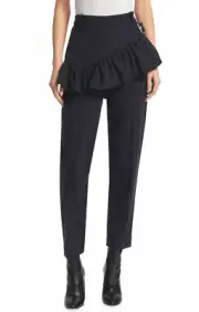 3.1 Phillip Lim Womens Ruffled Apron Pants 2 Midnight - NWY $495