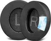 SOULWIT Cooling Gel Earpads Replacement for Anker Soundcore Space Q45 Headphones, Ear Pads Cushions with Ice Silk Fabric, High-Density Noise Isolation Foam - Black