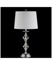 JONATHAN Y Set of 2 Madison 27.5in Crystal LED Table Lamp
