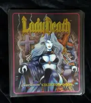 Lady Death Collectors cards "BINDER" only, vintage 1995, new, Krome productions
