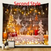 Christmas Tree Stars Photography Backdrops Tapestry Cloth For Living Room Decor